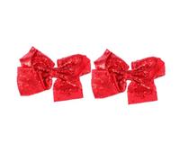 Zerodeko 2Pcs Jumbo Sequin Bow Hair Clips Barrette Hairpins Sparkling Hairpins for Ponytail Bun Braided Hairstyles Gift for Women