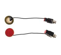 Zerodeko 2pcs Kalimba Piezo Contact Pickup 13cm Instrument Microphone Transducer for Acoustic Harp and Stringed Instruments Acoustic Soundhole Pickup