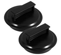 Zerodeko 2pcs Kitchen Garbage Disposal Cover Plug Sink Drain Stopper with Leakproof Seal Plastic Waste Disposer Cap Preventing Odors and Splashing for Kitchen Sink