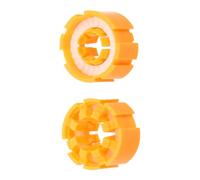 Zerodeko 2pcs Life Jacket Inflator Bobbin Replacement with Water Activated Safety Tablet Fit Inflatable Vest Accessory High Visibility Orange Pressure Regulated for Boating Emergencies