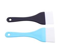 Zerodeko 2pcs Long Handle Body Brush with Soft Densely Packed Nylon Bristles for Quick Application and Easy to Reach Back, Body Mask Applicator Beauty Tool for Facial Mud Mask and Lotion