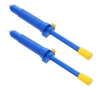 Zerodeko 2pcs Manual Desoldering Vacuum Pump Solder Sucker Removal Tool with Large Blue Sucker Handle for Soldering Iron Accessories and Precise Solder Assist in Electronics Repair