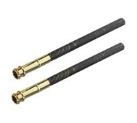 Zerodeko 2pcs Metal Pencil Extender Holder for Artists and Colored Pencils Compatible with Various Drawing and Sketching Interchangeable Tips for Flexible Art and Office Use