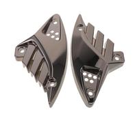 Zerodeko 2pcs Motorcycle Side Spoiler Trim Blade Wing Plastic Fairing Accessory for Electric Motorbikes with Noise Reduction and Improved Aerodynamic Balance, Easy Installation, Black
