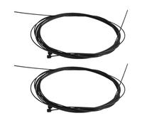 Zerodeko 2pcs Mountain Bike Brake Cable Front Rear Stainless Steel Wire Coated Inner Wire Replacement for Braking and Low Noise Performance