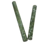 Zerodeko 2pcs Nonstick Jade Rolling Pin Natural Marble Rollers for Baking Pizza and Dumpling Preparation