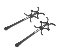 Zerodeko 2pcs Optical Flipping Tool Glasses Accessory Butterfly Flipper for Vision Test Optometry Confirmation Tool Easy to Use Practical Design