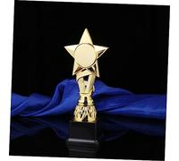 Zerodeko 2pcs Plastic Award Trophies Bright Trophy for Competitions Party Decor and Prizes Creative Small Winner for Football Basketball Gymnastics Talent Shows