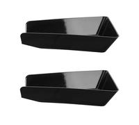 Zerodeko 2pcs Plastic Coffee Beans Storage Tray with Slope Design, Not Easy to Deformation, Small Size for Household and Cafe Use, Roasted Coffee Beans Display Tray