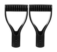 Zerodeko 2pcs Plastic Spade Handle D Grip for Shovel and Fork, Easy to Use and Labor Saving with Excellent Design and Fine Workmanship, for Gardening and Snow Shoveling Tasks