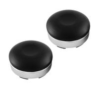 Zerodeko 2pcs Portable Laptop Stands Black Desktop Heightening Support Bracket Cooling Racks Adjustable Notebook Holders for Office and Travel Use