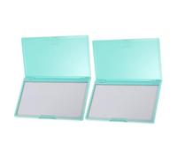 Zerodeko 2pcs Portable Magnetic Needle Storage Box for Sewing and Embroidery, Square Magnetic Needle Keeper Case with Lid, Compact Tool Organizer for Quilting and Stitching Supplies