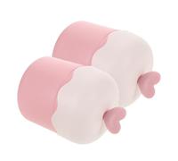 Zerodeko 2pcs Portable Pink Macaron Color Facial Foam Maker Cups Bubble Foam Maker for Face Wash Travel-friendly Portable Bubble Cleanser Cups