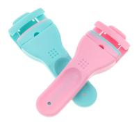 Zerodeko 2pcs Portable Plastic Eyelash Curlers Refill Pads, Easy to Hold Eye Lash Curling Tool for Travel, Stylish Appearance, Make Eyelashes Upward and Curling
