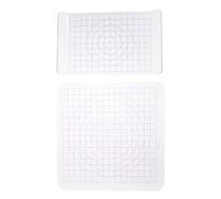 Zerodeko 2pcs Pottery Clay Board Clay Modeling Boards Acrylic U-Shaped Pressure Plate Visibility Versatile for Creative Applications Art Studio Jewelry Tools