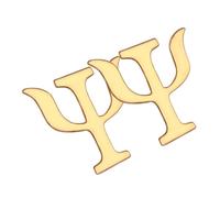 Zerodeko 2pcs Psychology Themed Retro Brooch Pins in Alloy Fashion Symbol Decorative Pins for Women Men