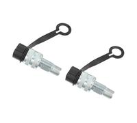 Zerodeko 2pcs Quick Hydraulic Fittings for High Pressure Oil Pipe Joint Easy to Install Quick Oil Joint Durable Connection for Smooth Fluid Transfer