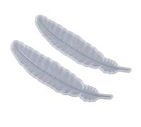 Zerodeko 2pcs Quill Bookmark Silicone Mould Set for DIY Resin Casting, UV Crystal Epoxy Mold for Handmade Crafts and Jewelry Making in Art and Craft Projects