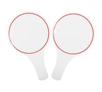Zerodeko 2pcs Red Dry Erase Score Boards 15×25cm Single-Sided Whiteboard Paddles for Voting, Judging, Classroom and Office Use