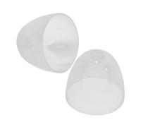 Zerodeko 2pcs Replacement Bottle Dome Caps for Wide Mouth Baby Bottles, Sturdy Plastic Lid Seal Convenient Design, Suitable for Home and Outdoor Use