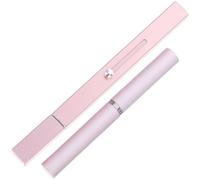 Zerodeko 2pcs Retractable Lip Brush with Ergonomic Handle for Women Dual-ended Lipstick Applicator with Smooth Nylon Bristles Portable Makeup Tool for Precise Lip Gloss and Balm Application