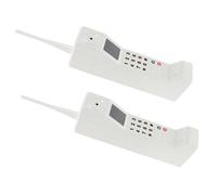 Zerodeko 2pcs Retro Brick Cell Phone Prop Phone Model for Photography Theatrical Performance Home Decor Halloween Party Decoration White