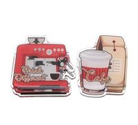 Zerodeko 2pcs Reusable Acrylic Picture Holders Multi-Function Memo Clips Creative Cute Table Number Holders for Office and Scrapbooking Use