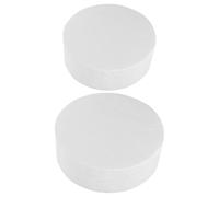 Zerodeko 2pcs Round Foam Cake Dummies Smooth Surface Cake Models for Decorating Practice Wedding Display Artificial Flower Craft