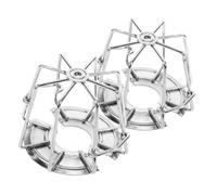 Zerodeko 2pcs Sidewall Sprinkler Protector Fire Sprinkler Cover Heat-Resistant Iron Cage Fire Safety Protection