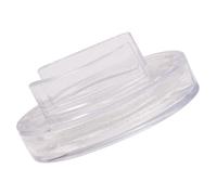 Zerodeko 2Pcs Silicone Nail Art Stamper Set for DIY Manicure Portable Wear-Resistant Nail Stamp with Jelly White Curved Surface Templates Household Stamping Accessories for Daily Use