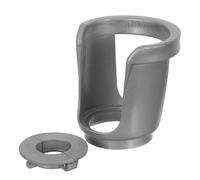 Zerodeko 2pcs Silver Plastic Oxygen Cylinder Carrying Handle Cap with Quick Installation for Transport and Workplace Environments, Protective Valve Guard to Secure Compressed Gas Cylinders