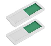 Zerodeko 2pcs Sliding Privacy Door Signs 3X7Cm White with Vacant Occupied Indicators for Conference Room and Office Meeting Privacy