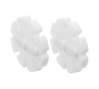Zerodeko 2pcs Snowflake Magnetic Stirrer Bars for Laboratory Use Coated Multi-tooth Design for Efficient Mixing and Easy to Clean for Chemistry Experiments and Lab