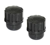 Zerodeko 2pcs Soprano Saxophone Protection Plug Small Sax Stopper Black Plastic Unique Design Craftsmanship Safe to Use Prevents Connecting Rod Deformation Saxophone Disassembly