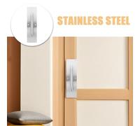 Zerodeko 2pcs Stainless Steel Fire Door Pull Push Plates Handles 80x300x1.5mm Heavy Duty Commercial Door Handles and Access Gates