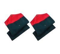 Zerodeko 2pcs Tibetan Scripture Storage Bags, Dark Green Plush Buddhist Sacred Text Pouches, Chinese Style Bible Cover Carriers for Travel and Study