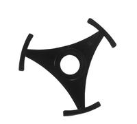 Zerodeko 2pcs Triangular Vinyl Record Adapter for 45 Revolutions Per Minute Singles Turntable Spindle Insert Plastic Push-in 7 Inch Center Adapter Compatible with Record Player Accessories