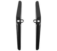 Zerodeko 2pcs Tv Stand Base Bracket for 32-65 Inch Televisions with Screws, Abs Material, Black Colour, Enduring Performance and Deformation Resistance, Suitable for Home Use