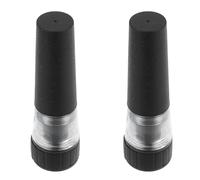 Zerodeko 2pcs Vacuum Pump Wine Stopper Set with Silicone Vacuum Seal Lightweight Wine Bottle Stopper Suitable for Home and Bar Use