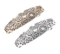 Zerodeko 2pcs Vintage Metal Hair Clips Lightweight Zinc Alloy Barrette with Simple Elegant Design for Long Term Use Suitable for Valentine's Day or Mother's Day
