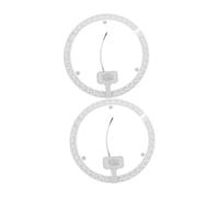 Zerodeko 2pcs W Round Magnetic LED Ceiling Lamp 6000k White Light