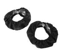 Zerodeko 2pcs Wheelchair Wheel Covers for Indoor Use, Non-Slip and Silent Material Protective Covers, Removable and Washable Front Wheel Sleeves Fits Most Wheelchair Tires
