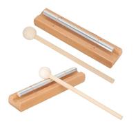 Zerodeko 2set Teacher Reminder Bell Mallet for Prayer Yoga Meditation Classroom Percussion Instrument Chime Percussion