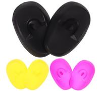 Zerodeko 3 Pairs Silicone Hair Dye Ear Protectors with Comfortable and Secure Fit Waterproof Ear Covers to Protect from Water and Dye during Hair Dyeing and Beauty Processes