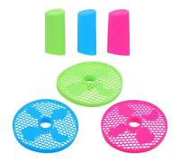 Zerodeko 3 Sets Silicone Handle Cover and Drip Tray Insert Replacement Accessories for Ninja Slushie Machine Fs300 Fs301, Silicone Slushie Machine Parts for Drink Station