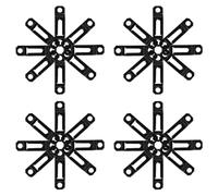 Zerodeko 30 Pcs Invisible Furniture Fastener with Screws 2 in 1 Wardrobe Connector Bracket Iron Material for Hidden Connection and Prevents Loosening in Office and Home Furniture Assembly