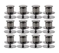 Zerodeko 30 Set Locking Pin Backs for Pins Metal Locking Back Secure Clasps Black Zinc Alloy Smooth Surface Protection Reliable Security Photographers Travelers Crafts Daily Tasks