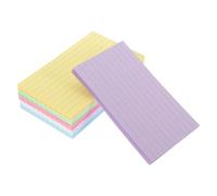 Zerodeko 300 Sheets Colored Ruled Index Cards 3 X 5 Inches Memory Flashcards Bulk Set 6 Assorted Colors for Office School Study and DIY Note Taking