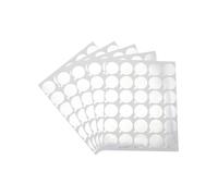 Zerodeko 300pcs Disposable Eyelash Extension Glue Gasket Stickers for Cosmetic Makeup Silver Aluminium Foil, Instantly Forms Plump Oval Glue Droplets and Ensures Separation of Fluctuation