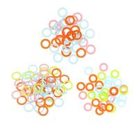 Zerodeko 300pcs Plastic Knitting Stitch Markers Rings for Counting Rows and Marking Mistakes, Assorted Colours for DIY Craft Projects and Sewing Random Color